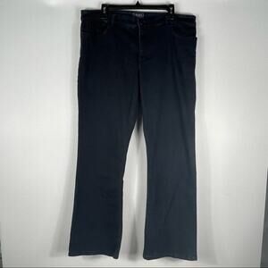 Chaps Women's Denim Jeans Dark Color Blue Black  18